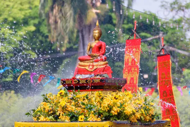 Boedha songkran thailand